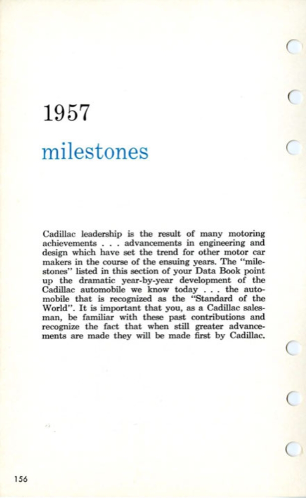 1957 Cadillac Salesmans Data Book Page 8